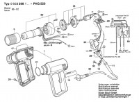 Bosch 0 603 268 142 PHG 520 Hot Air Gun 240 V / GB Spare Parts PHG520